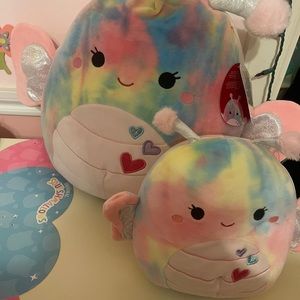 12” and 7.5” wren squishmallow Australian exclusive valentine